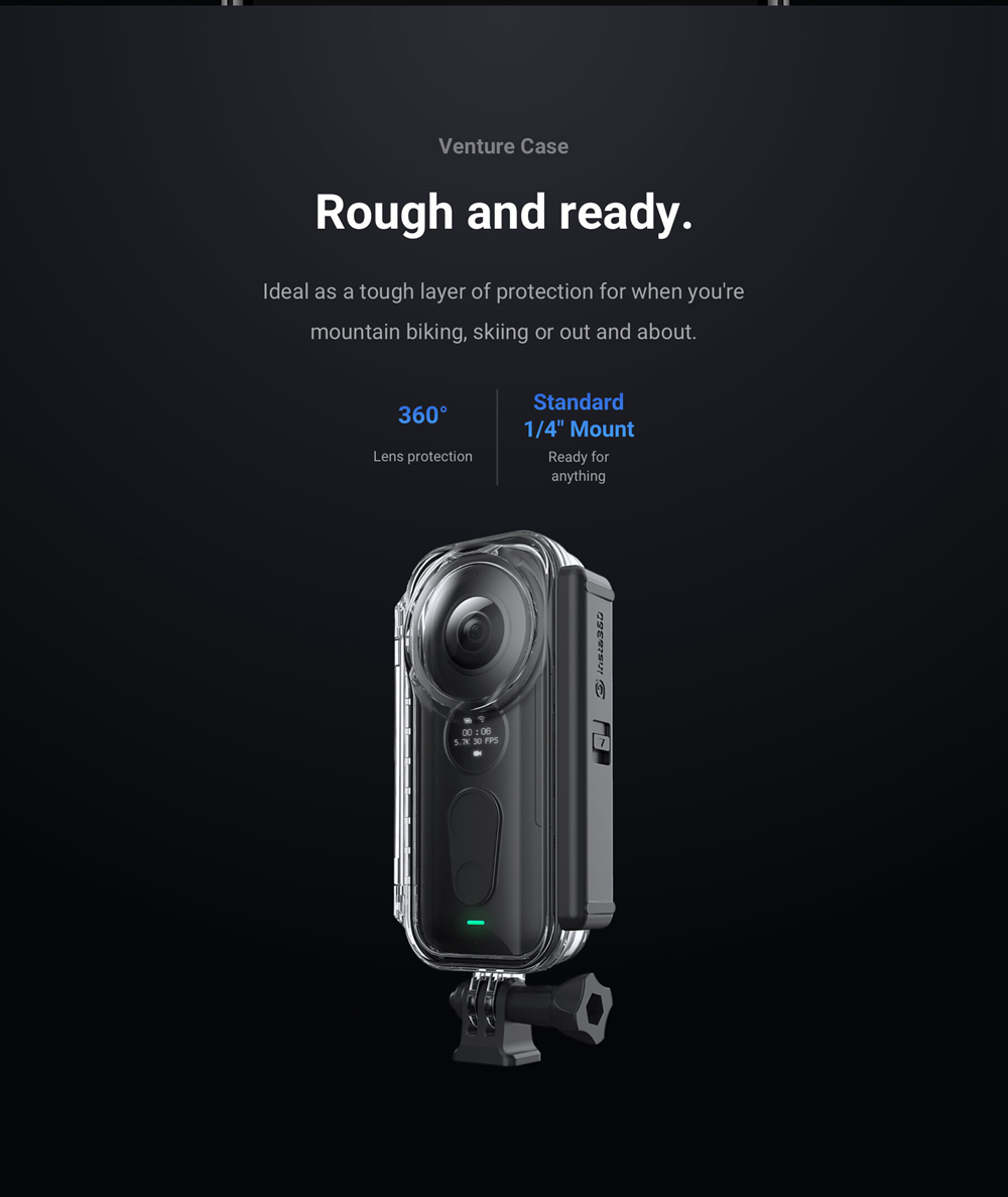 Insta360 ONE X HDR 360 Panoramic 5.7K VR Anti-shake Motion Sport Camera for iPhone Android