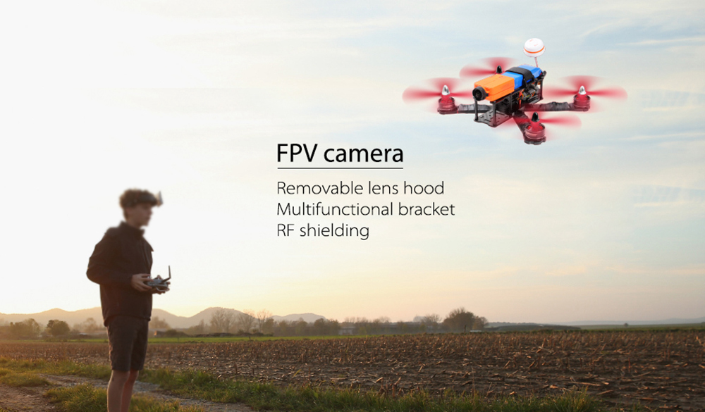 RunCam 2 1080P HD 120 Degree 4MP Wide Angle WiFi FPV Camera - Black