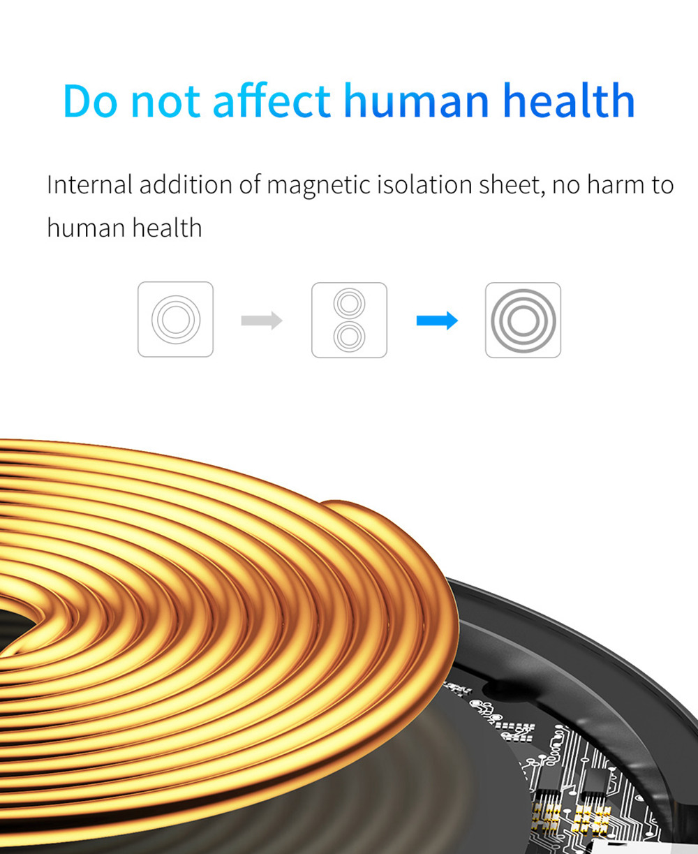 Baseus CCALL JK01 QI 10W Wireless Charger - Black