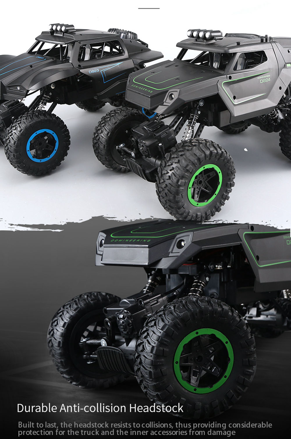JJRC Q51 MAX 2.4G 1:12 6WD Off-road RC Car Climbing Truck RTR - E Version