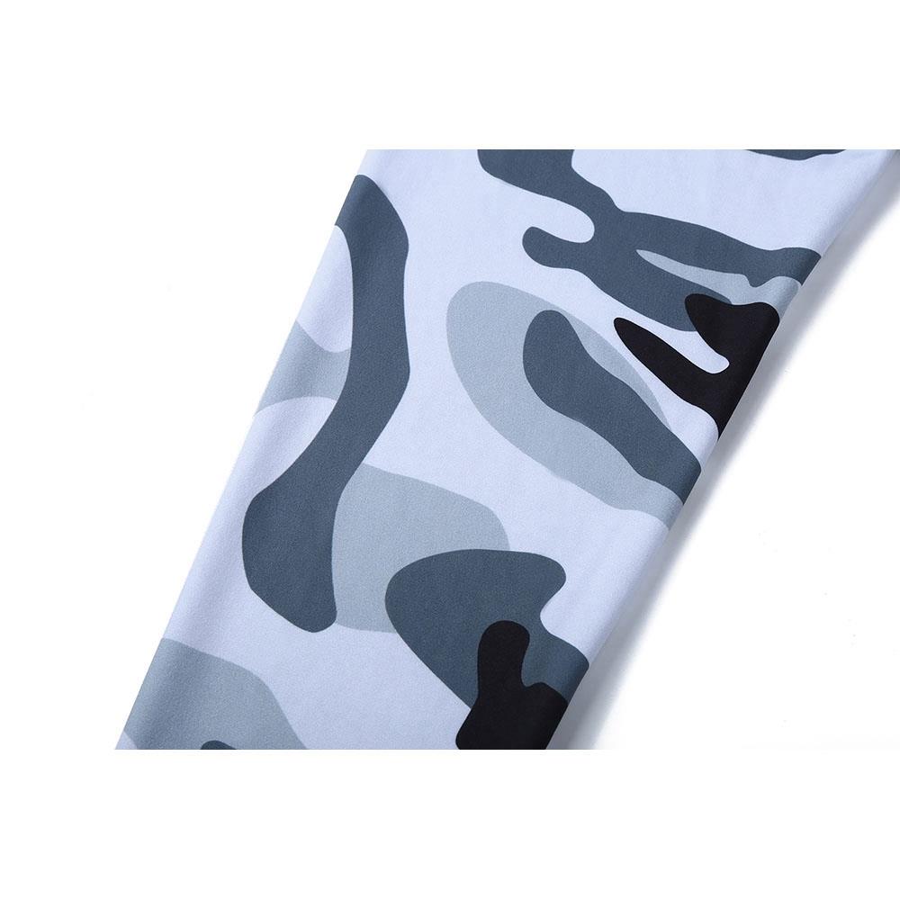CK2231 Women Camouflage Yoga Pants High Waist Leggings Size S - White
