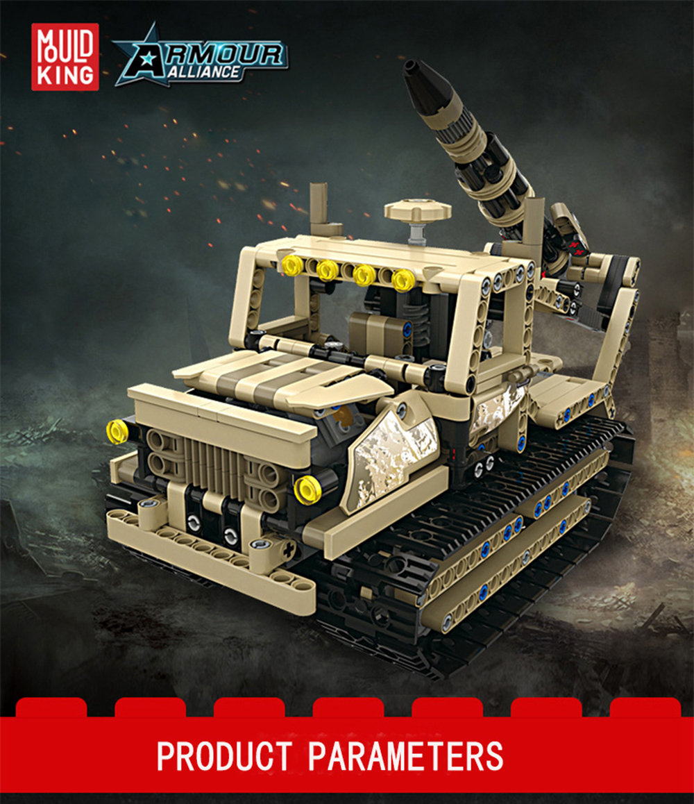 MoFun 13012 608PCS 2.4G 4CH DIY Assemble Brick Block RC Car Crawler Rocket