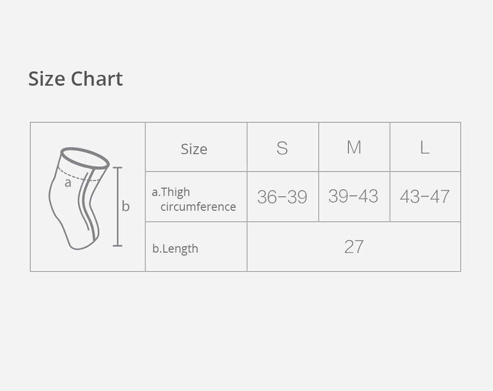 Xiaomi AirPOP Sports Knee Pads High Elastic Breathable Fitness Protective Gear 1 Piece Size L - Gray