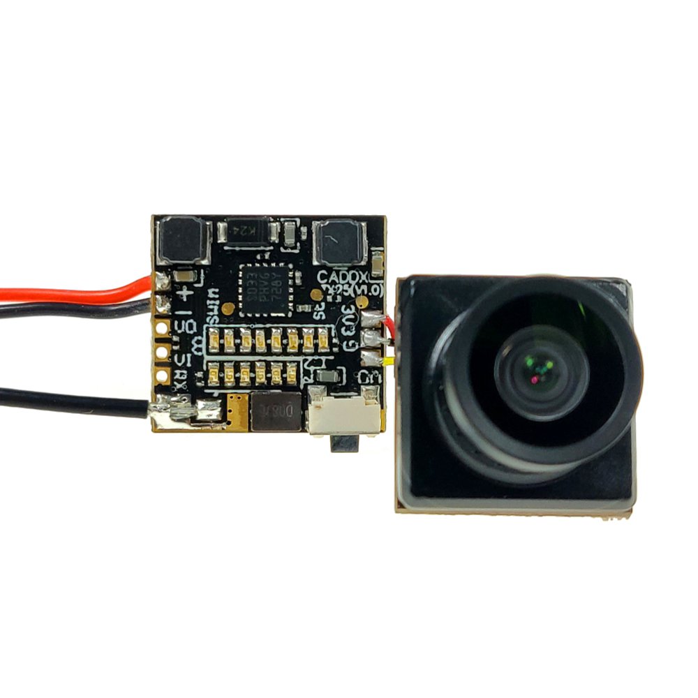 Caddx Firefly 2.1mm 1/3" CMOS Sensor 1200TVL WDR FPV Camera with 5.8G 48CH VTX - 4:3 PAL