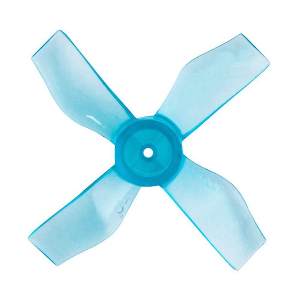 Gemfan 1220 31mm 4-Blade 1mm Mounting Hole CW CCW Propeller 8PCS - Blue