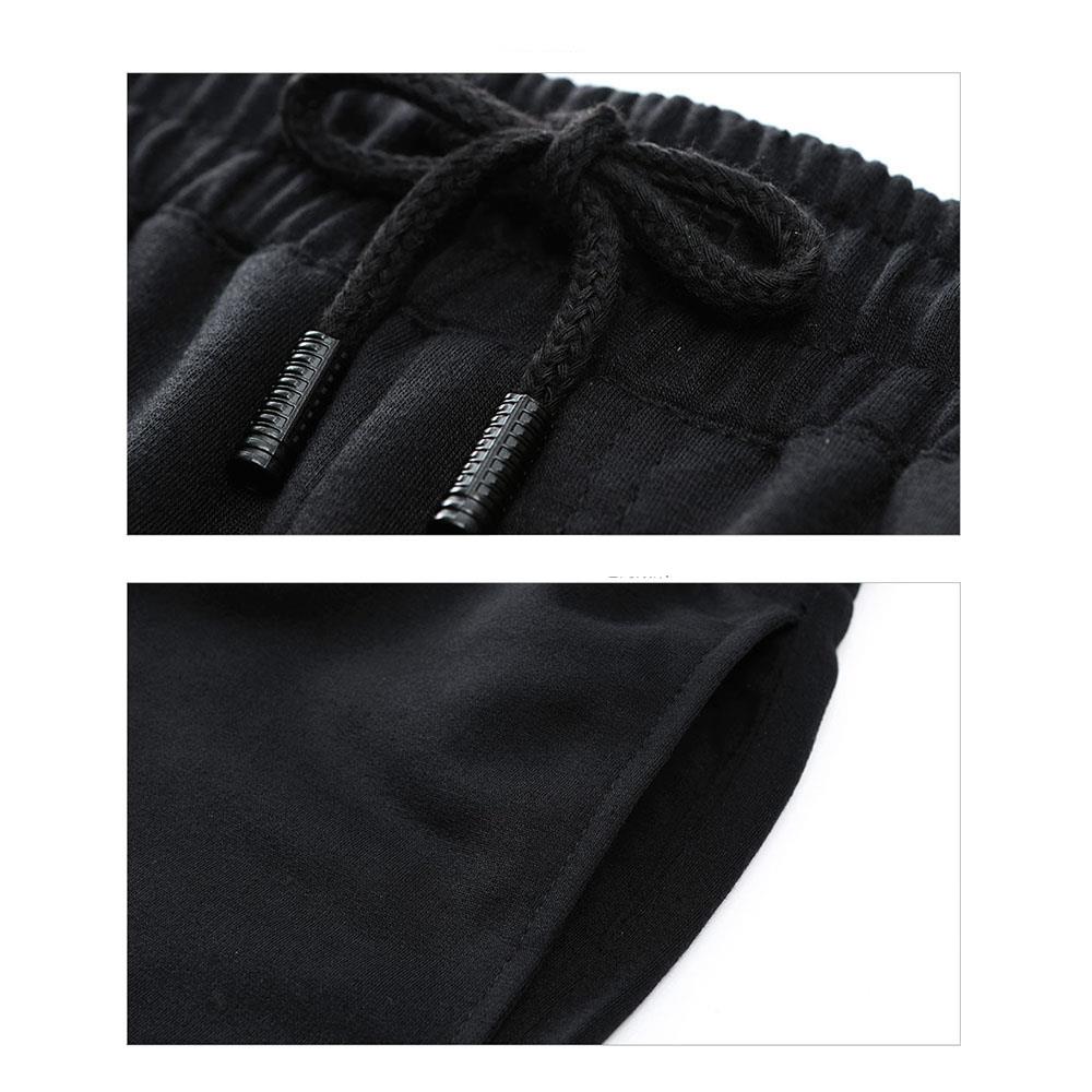 LK43 Men Casual Loose Pants Size XL - Black