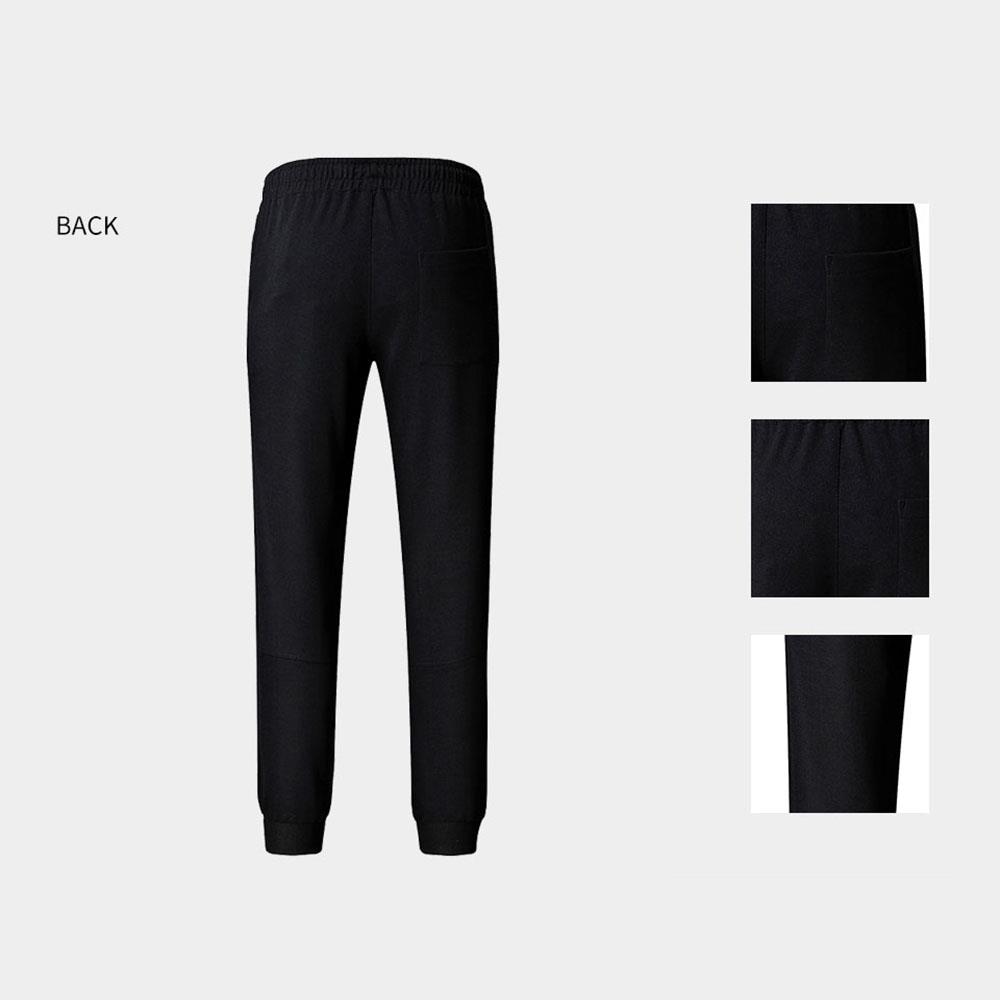 LK43 Men Casual Loose Pants Size XL - Black