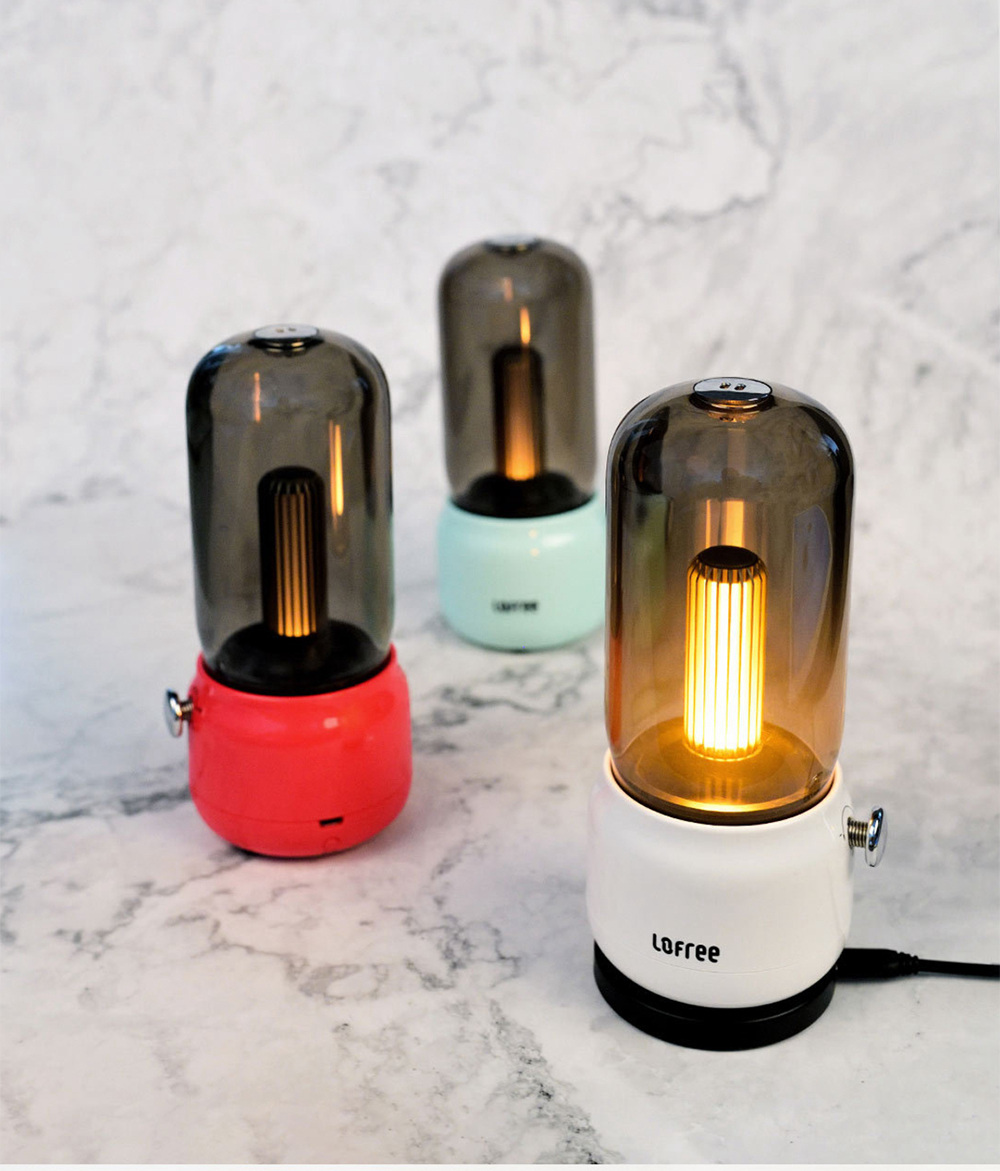 Xiaomi Lofree Candly Light USB Charging Dual Lighting Modes 1800K LED Bedside Lamp - White