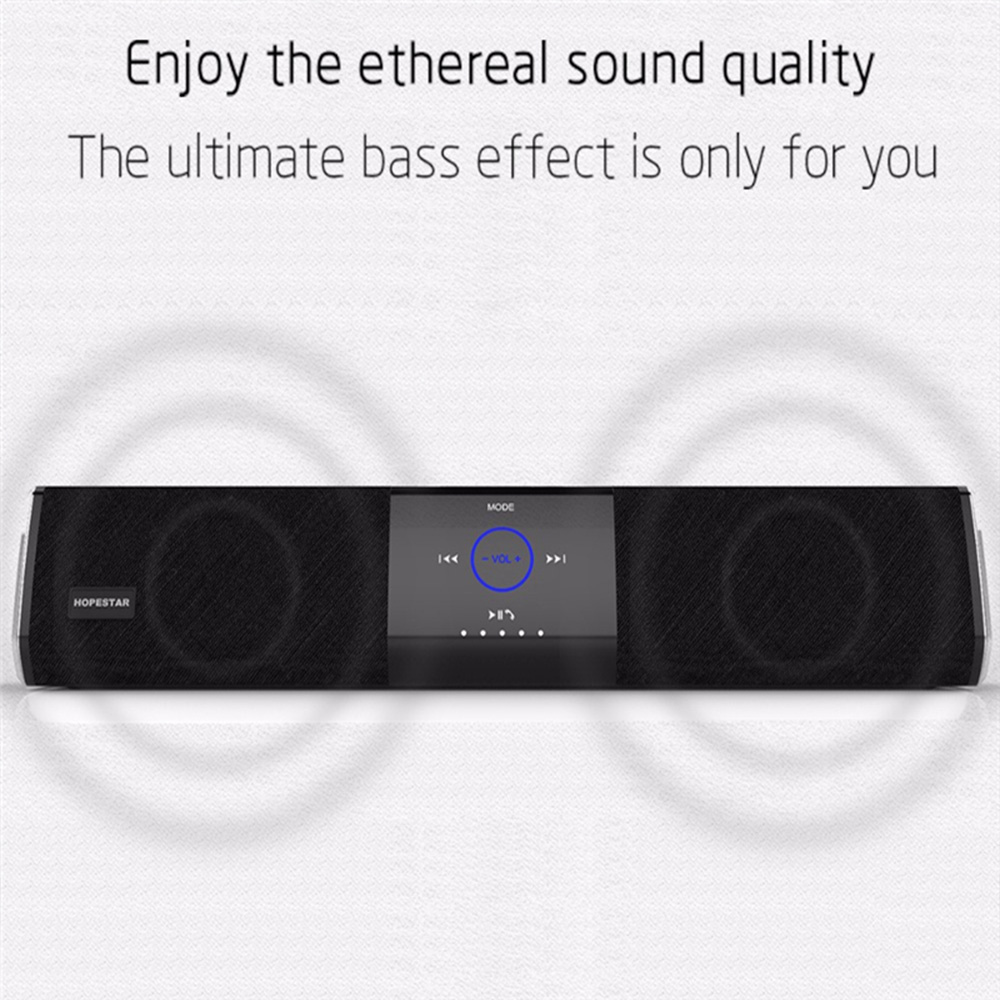 HOPESTAR A3 Wireless Bluetooth Speaker Power Bank Deep bass Built-in NFC - Black