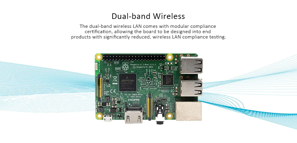 Raspberry Pi 3 Model B+ Mother Board Mainboard With BCM2837B0 Cortex-A53 (ARMv8) 1.4GHz CPU Dual-band 802.11ac Wireless Bluetooth 4.2 1GB RAM