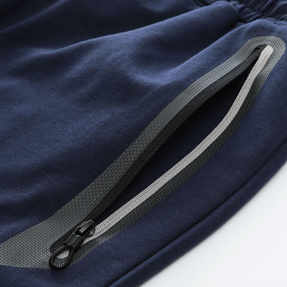 DK18 Men Casual Sports Tethers Shorts Fifth Beach Pants Loose Quick Dry Size S - Blue