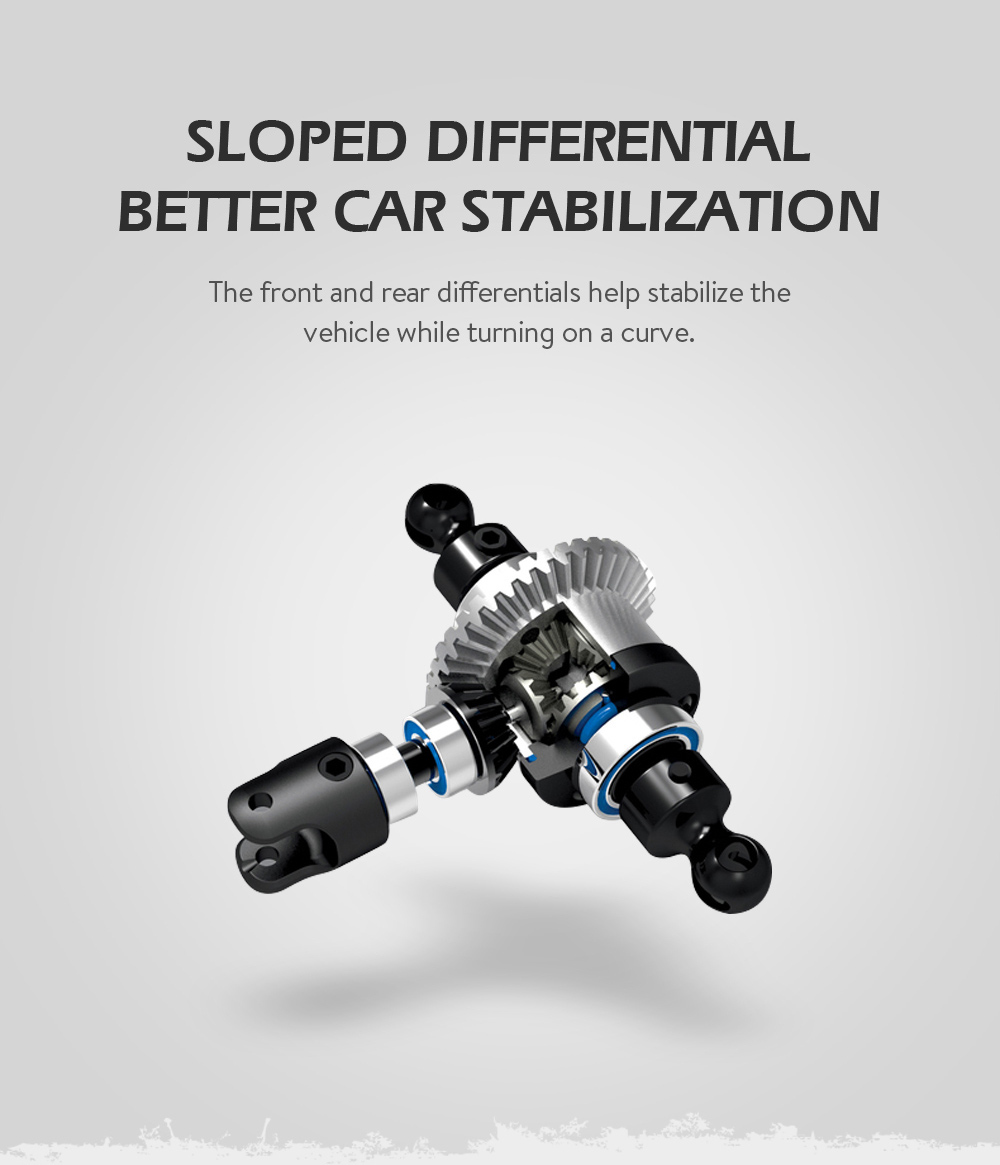 JJRC Q48 THUNDER 2.4G 1:10 4WD Waterproof Brushless 70km/h Off-road RC Car Monster Truck RTR - Blue