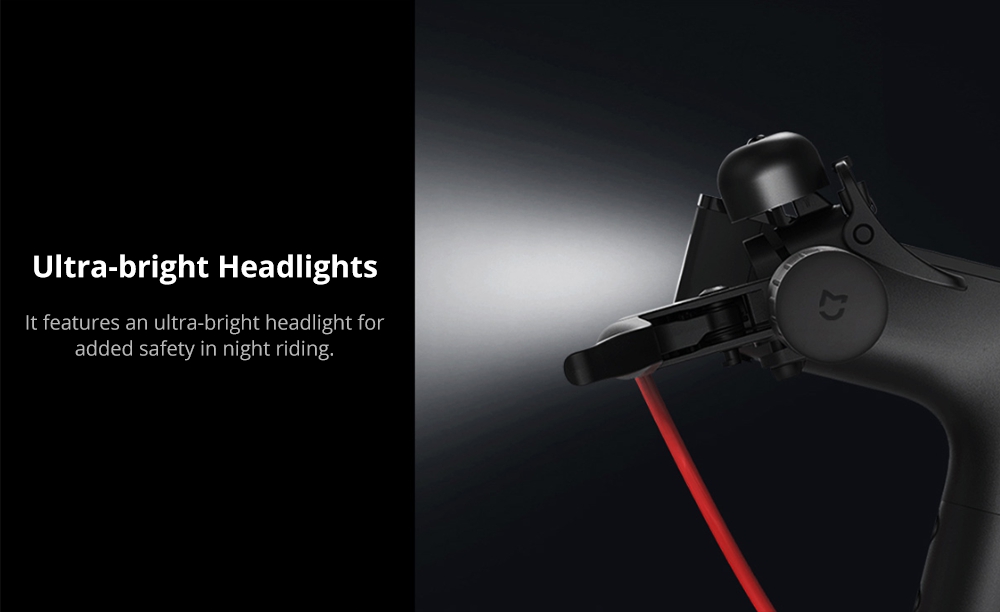 Xiaomi Mijia Folding Electric Scooter Pro 300W Motor 3 Speed Modes 8.5 Inch Tire 45KM Mileage Range Double Brake System - Black