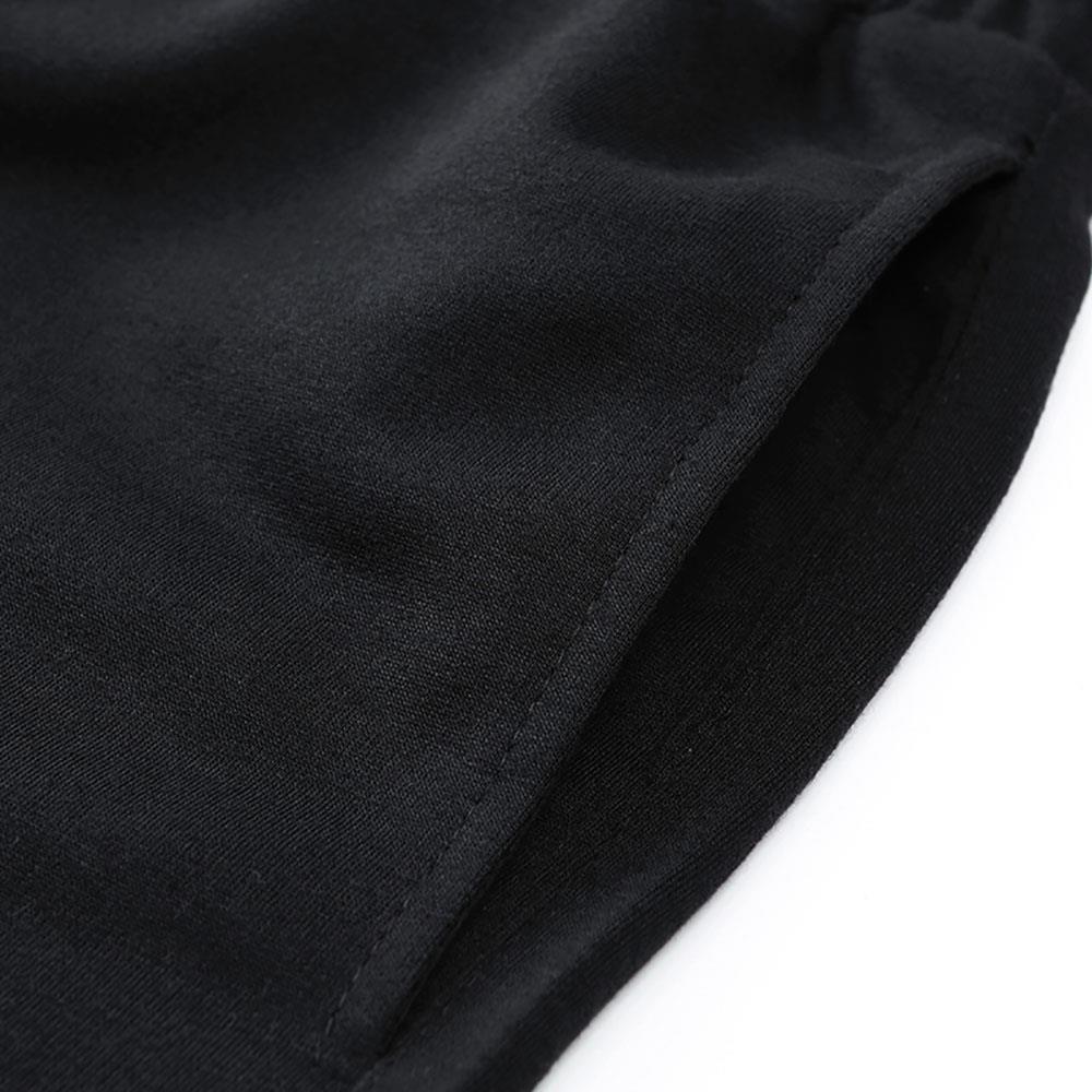 LK43 Men Casual Loose Pants Size XL - Black