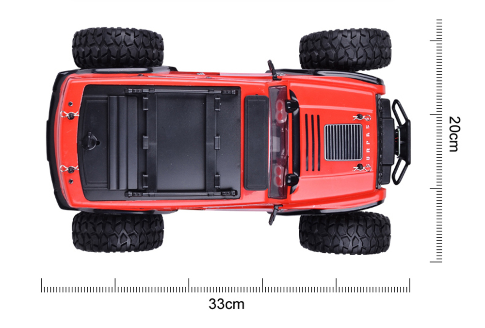 SUBOTECH BG1521 Golory 2.4G 1:14 4WD Brushed Off-road RC Car RTR - Gray