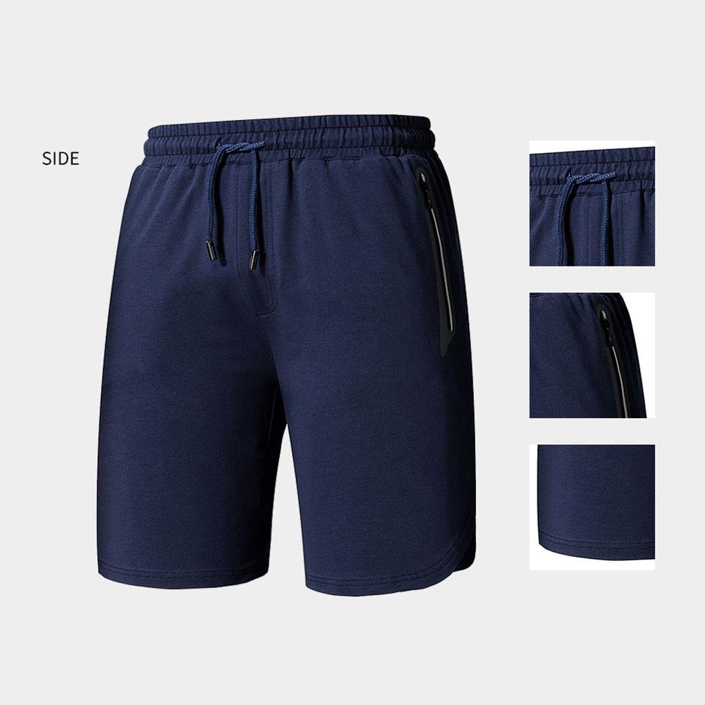 DK18 Men Casual Sports Tethers Shorts Fifth Beach Pants Loose Quick Dry Size S - Blue