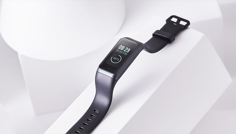 Original Xiaomi Huami Amazfit Cor 2 Smart Bracelet 2.5D Color IPS Touch Screen 1.23 Inch English Version 5ATM Water Resistant - Black