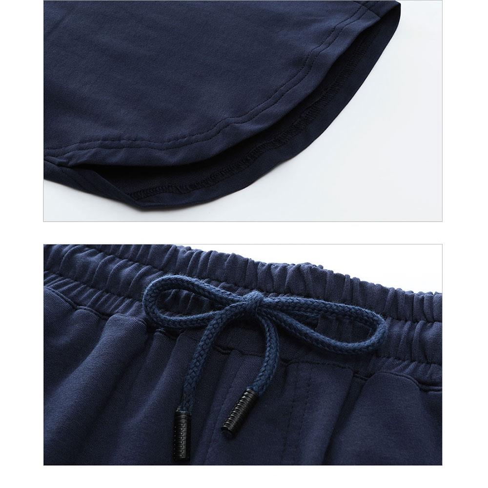 DK18 Men Casual Sports Tethers Shorts Fifth Beach Pants Loose Quick Dry Size S - Blue