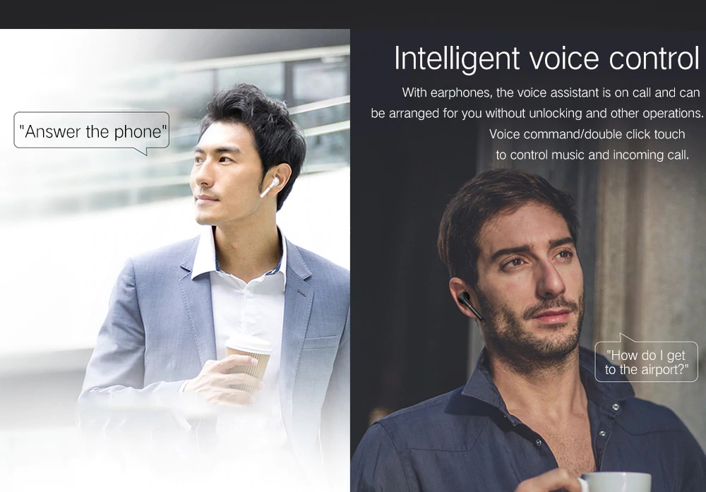 HUAWEI Freebuds 2 Pro TWS Bluetooth 5.0 Earbuds with Wireless Charging Base 2.5 Hours Working Time - Black