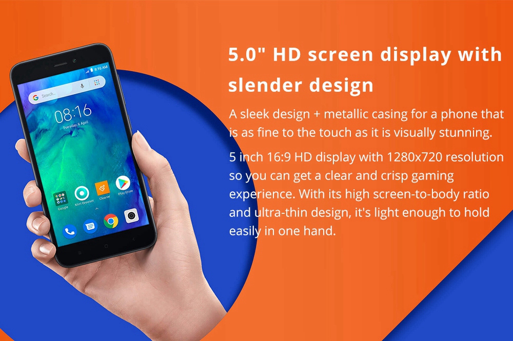 Xiaomi Redmi Go Размер