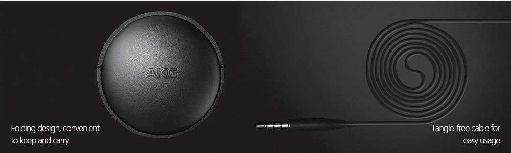 AKG 3.5mm In-Ear Wired Earphones for Samsung GALAXY S8 S8 + - Black