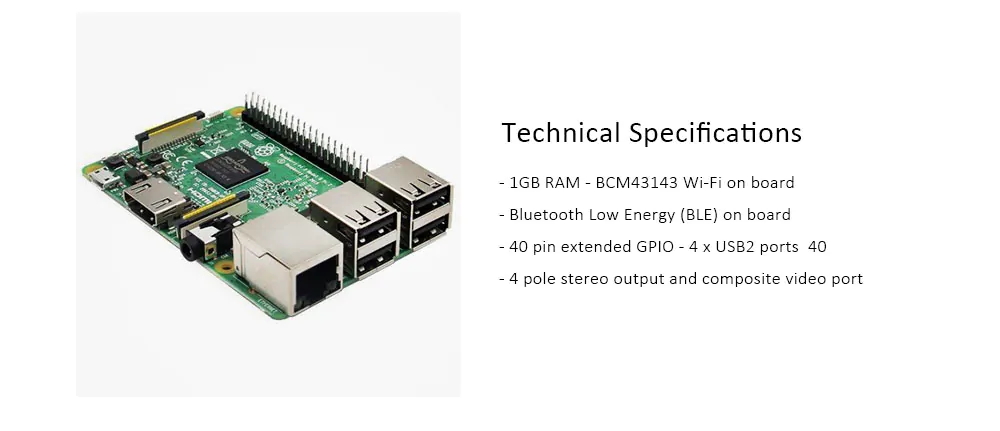 Raspberry Pi 3 Model B+ Mother Board Mainboard With BCM2837B0 Cortex-A53 (ARMv8) 1.4GHz CPU Dual-band 802.11ac Wireless Bluetooth 4.2 1GB RAM