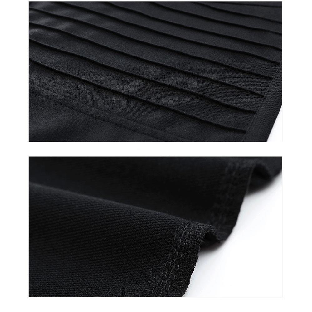 LK43 Men Casual Loose Pants Size XXL - Black
