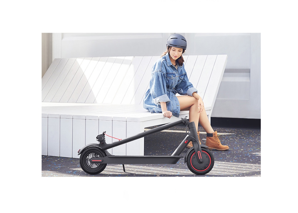 Xiaomi Mijia Folding Electric Scooter Pro 300W Motor 3 Speed Modes 8.5 Inch Tire 45KM Mileage Range Double Brake System - Black