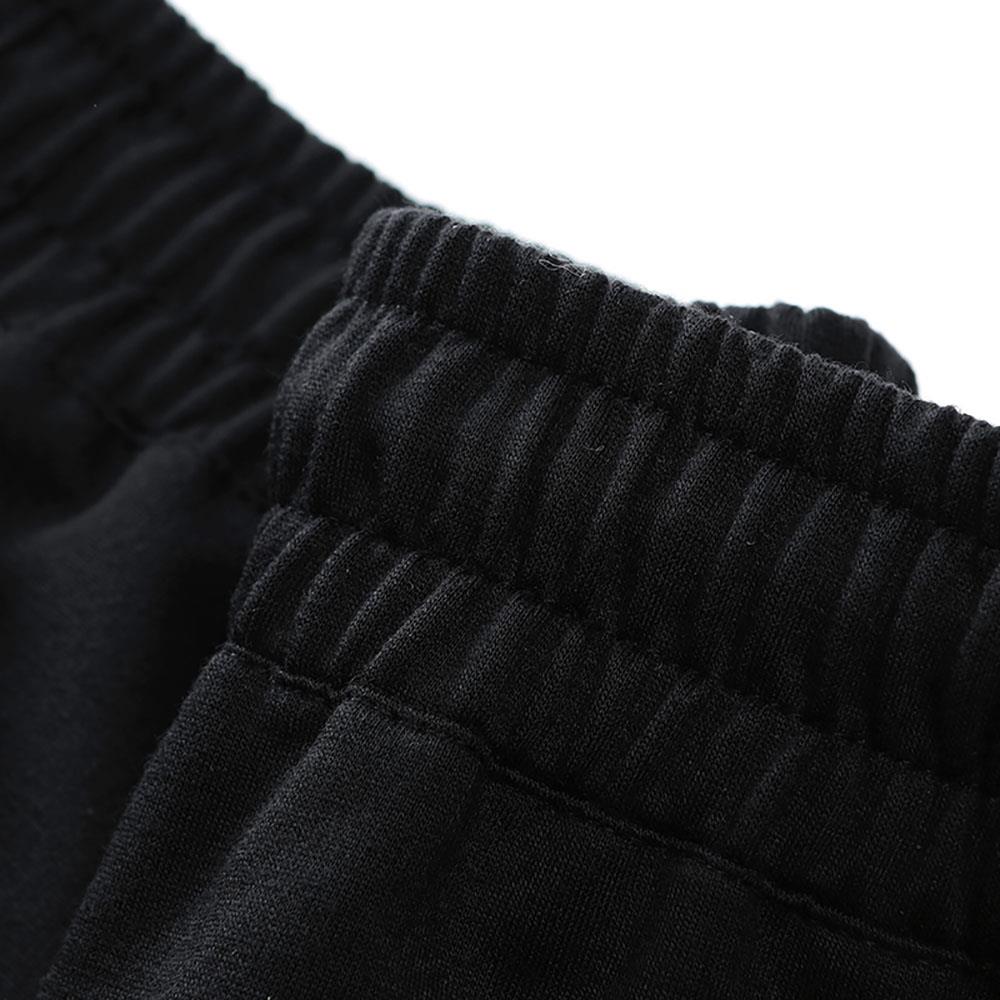 LK43 Men Casual Loose Pants Size XL - Black