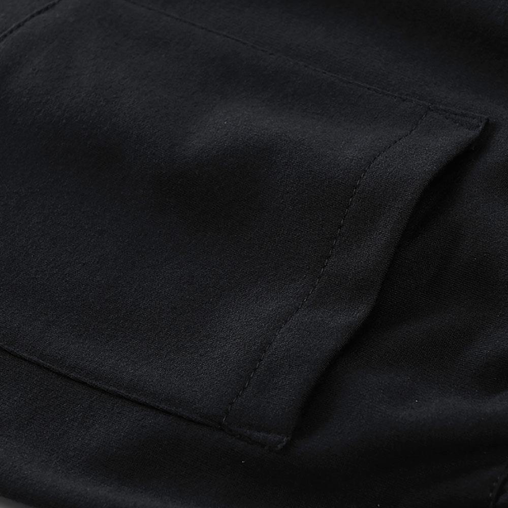 LK43 Men Casual Loose Pants Size XXL - Black
