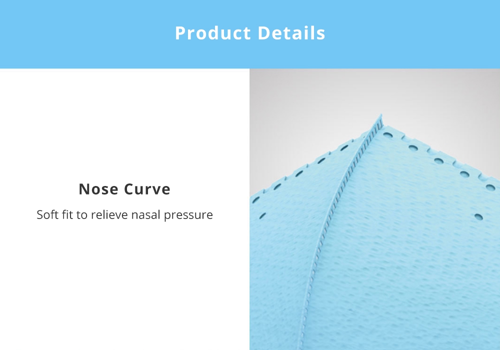 Xiaomi AirPOP Children's Anti-haze Face Mask Soft And Breathable 4PCS - Blue