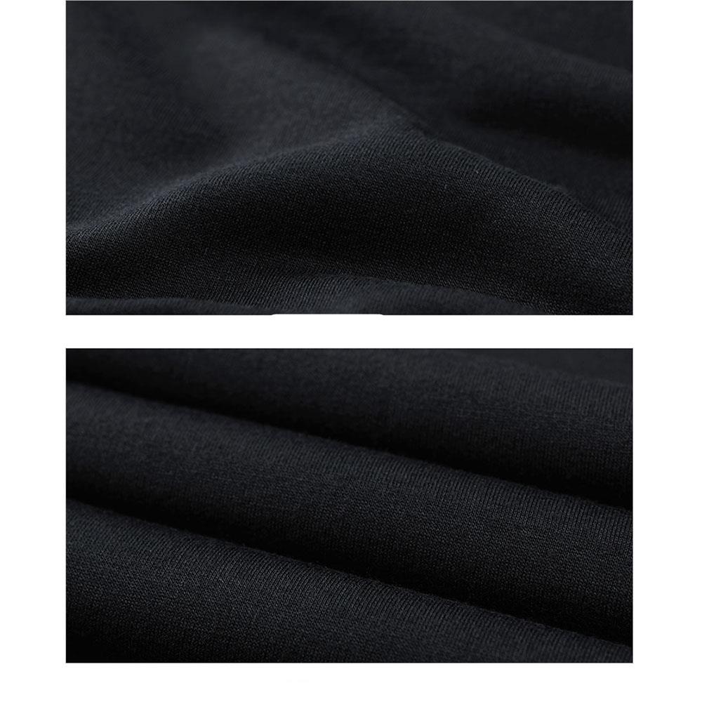 LK43 Men Casual Loose Pants Size XL - Black