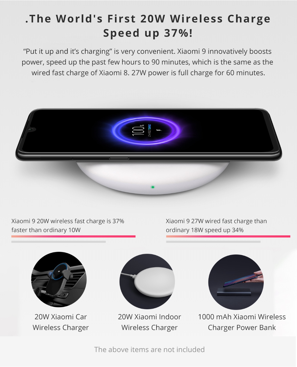 Xiaomi Mi 9 6.39 Inch 4G LTE Smartphone Snapdragon 855 8GB 128GB 48.0MP+12.0MP+16.0MP Triple Rear Cameras MIUI 10 In-display Fingerprint NFC Fast Charge - Blue