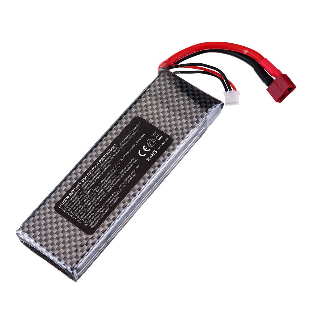 HG RC Car Spare Parts 2S 7.4V 4500mAh 30C Lipo Battery T Plug For P801 P802 P407 P402 P601