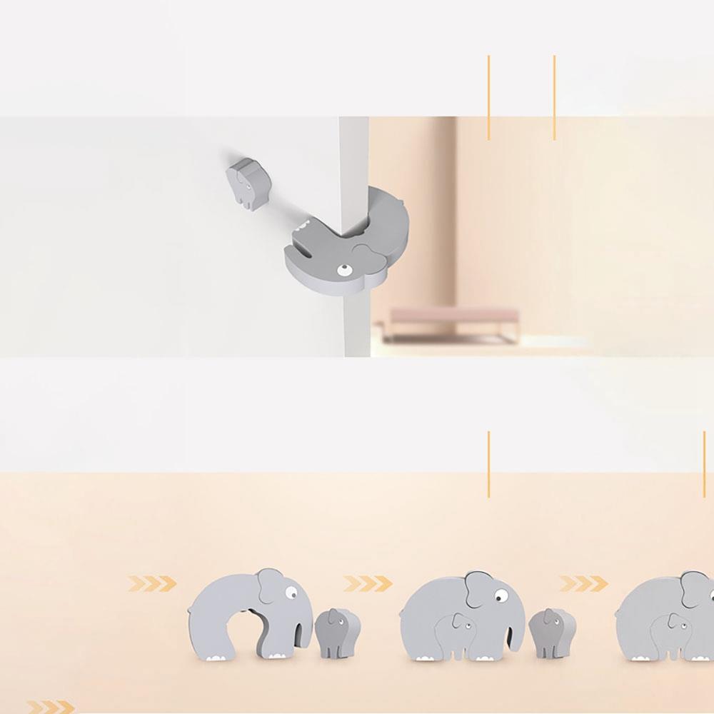 Block Door Stopper Children Anti-clamp Hand PVC Door Plug Desktop Decoration