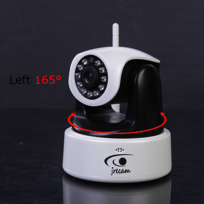 720P Mega Pixel P2P Plug and Play Two-Way Audio Security Wireless IP Camera with IR Night Vision Support Micro Card