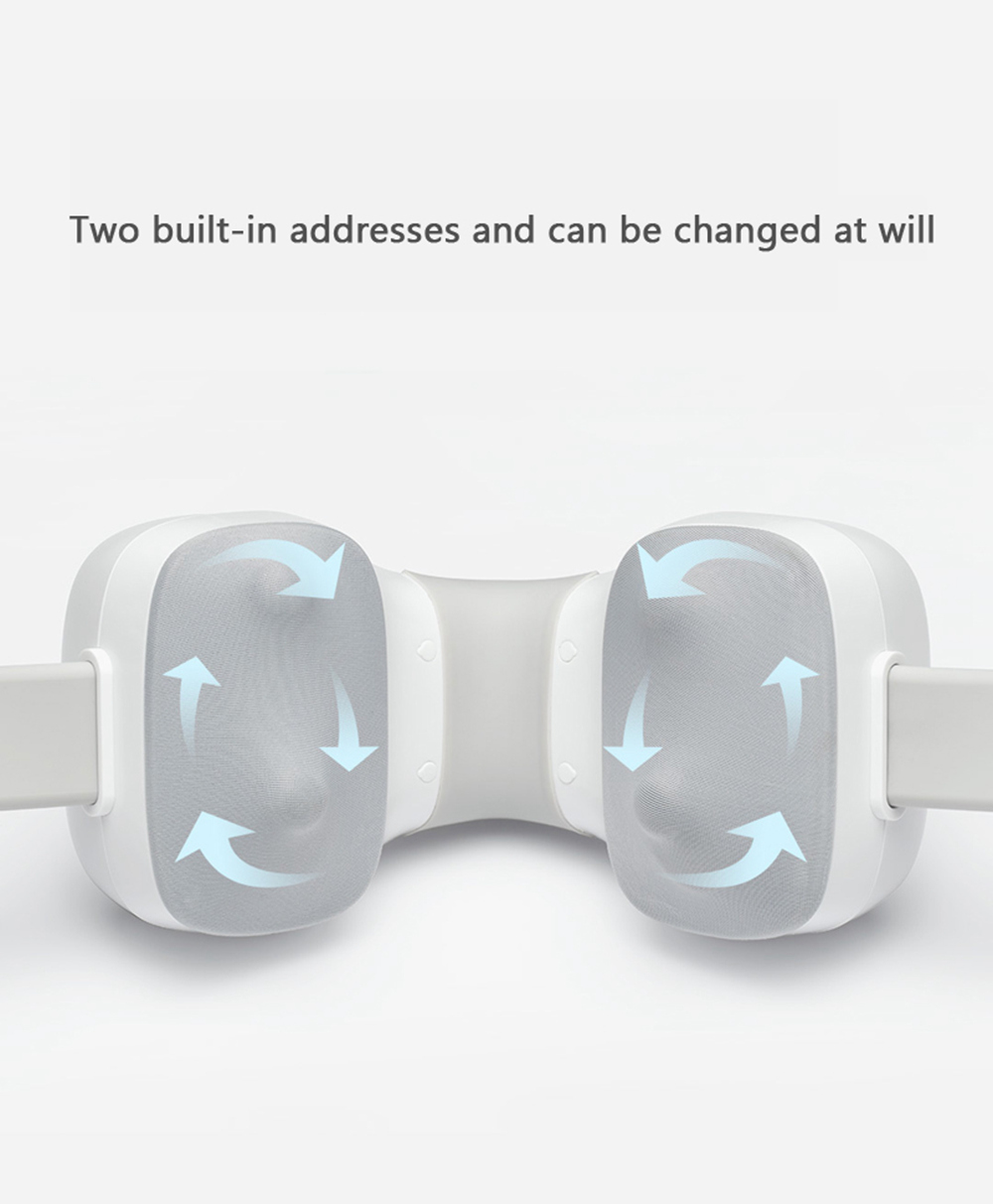 Xiaomi Mini Neck Electric Massager Two-way Kneading Type-C 3 Modes One Button Switching Fitness Massager - White