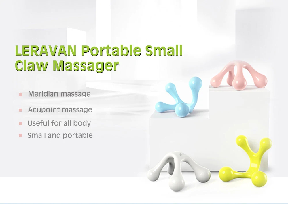 Xiaomi LERAVAN Portable Small Claw Massager - Blue