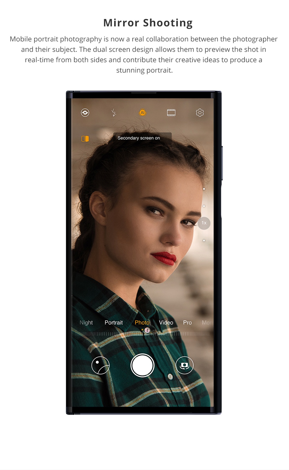 HUAWEI Mate X 8.0 Inch Flexible Foldable screen 5G LTE Smartphone Kirin 980 8GB 512GB 48.0MP+16.0MP+8.0MP Triple Rear Cameras Android 9.0 NFC Type-C - Blue