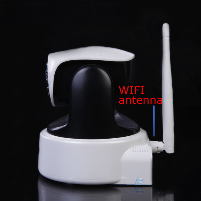 720P Mega Pixel P2P Plug and Play Two-Way Audio Security Wireless IP Camera with IR Night Vision Support Micro Card