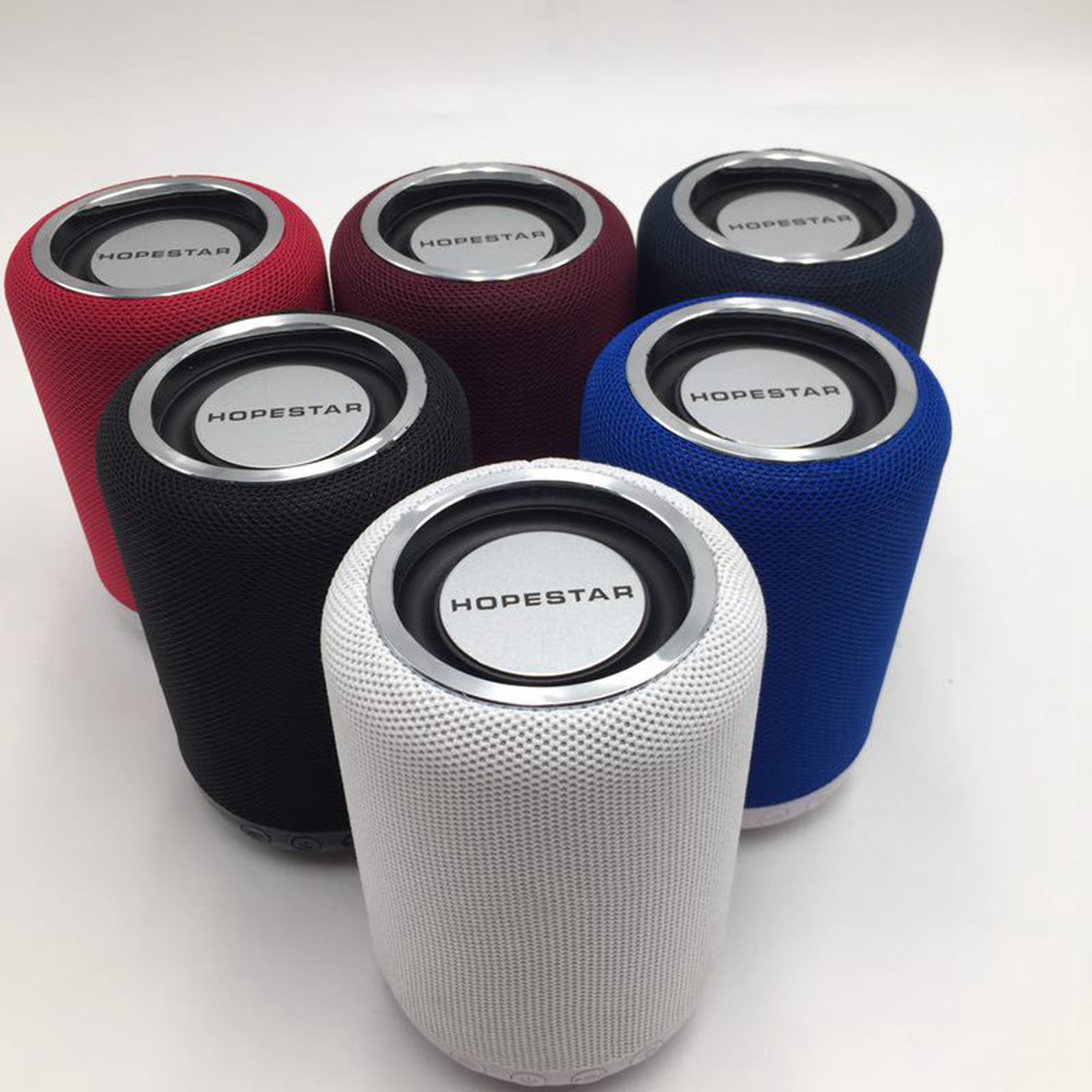 HOPESTAR H34 Wireless Bluetooth Speaker Outdoor Mini Portable Audio Card Computer Phone Player - Blue