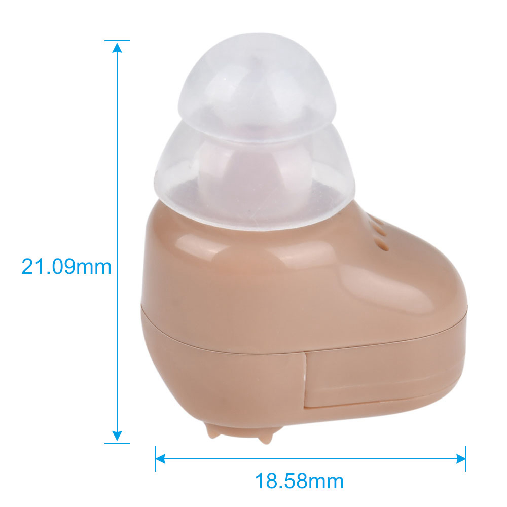 JECPP V-188 Mini Digital Hearing Aid Adjustable Voice Sound Amplifier Device Sound Enhancer Ear Care Tools for the Elder
