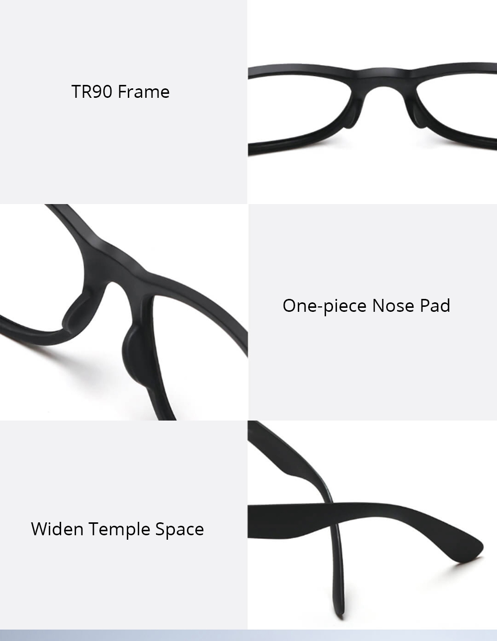 Xiaomi Youpin TS Hipster Traveler Sunglasses TAC Polarized Lens - Black