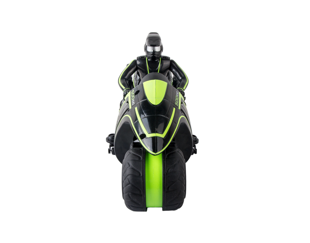 JDRC SY003 2.4G Side-row Special Effects RC Motorcycle RTR - Black + Green