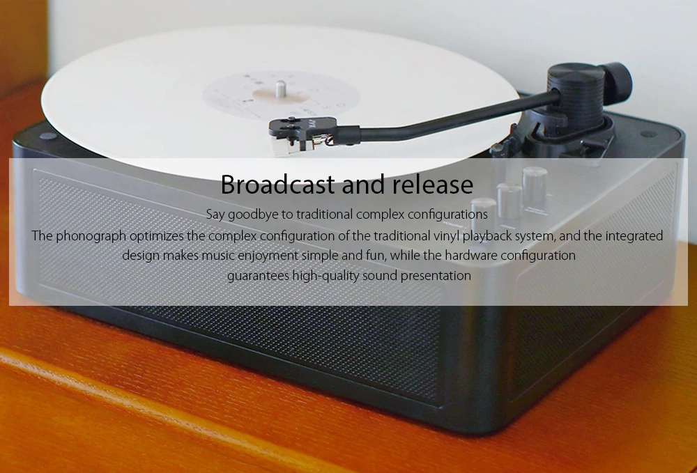 Xiaomi Multifunctional Bluetooth Vinyl Player - Black