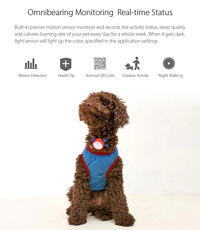 Xiaomi Smart Dog Button Tag - Red
