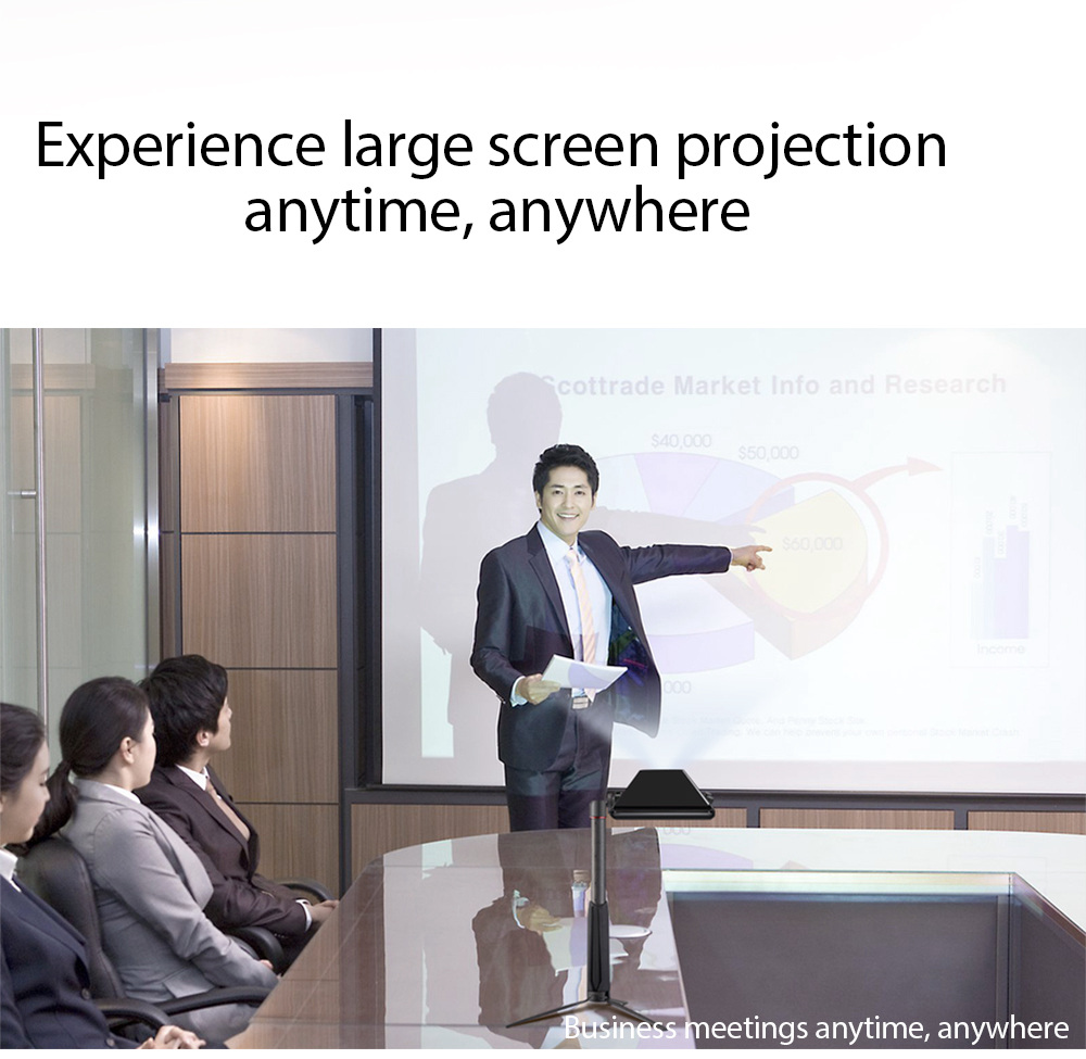 Blackview MAX 1 6.01 inch 4G LTE Projector Smartphone MT6763T 6GB 64GB 16.0MP Rear Camera Android 8.1 Touch ID - Gray