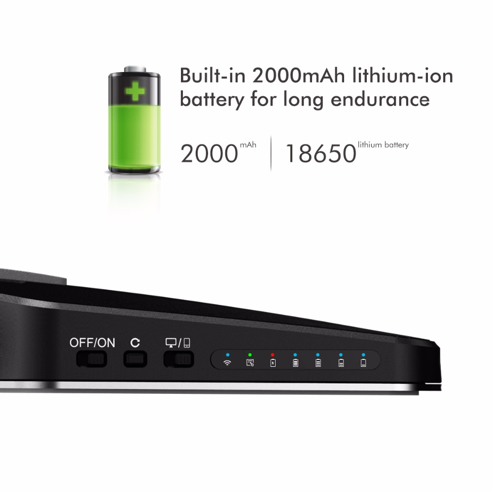 GameSir Z1 Wired / Wireless Dual-mode RGB One-handed Mechanical Keyboard Blue Switch Built-in 2000mAh lithium Battery - Black