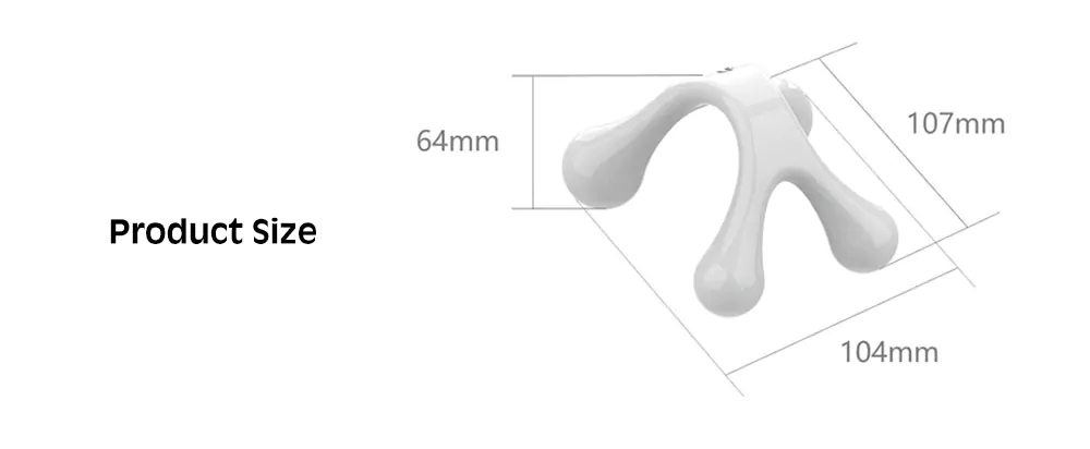 Xiaomi LERAVAN Portable Small Claw Massager - Blue