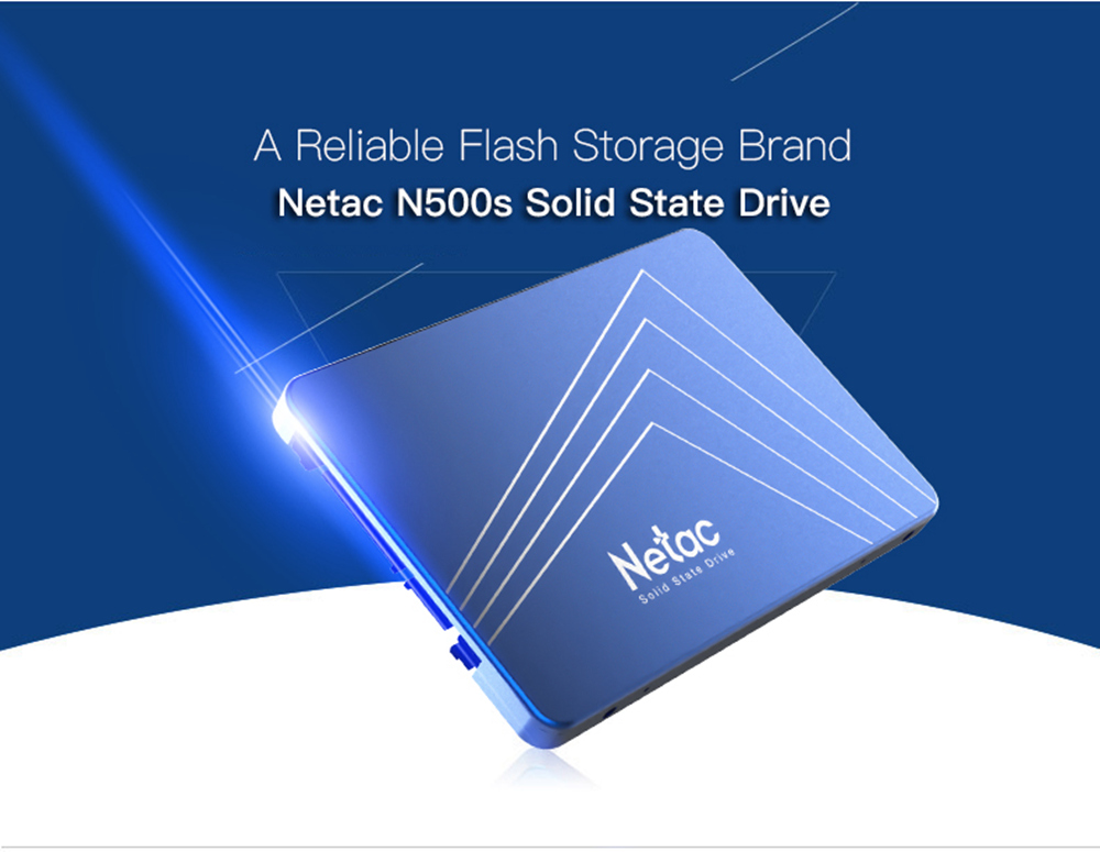 Netac N500S 960GB SSD 2.5 Inch Solid State Drive SATA3 Interface Reading Speed 500MB/s - Blue
